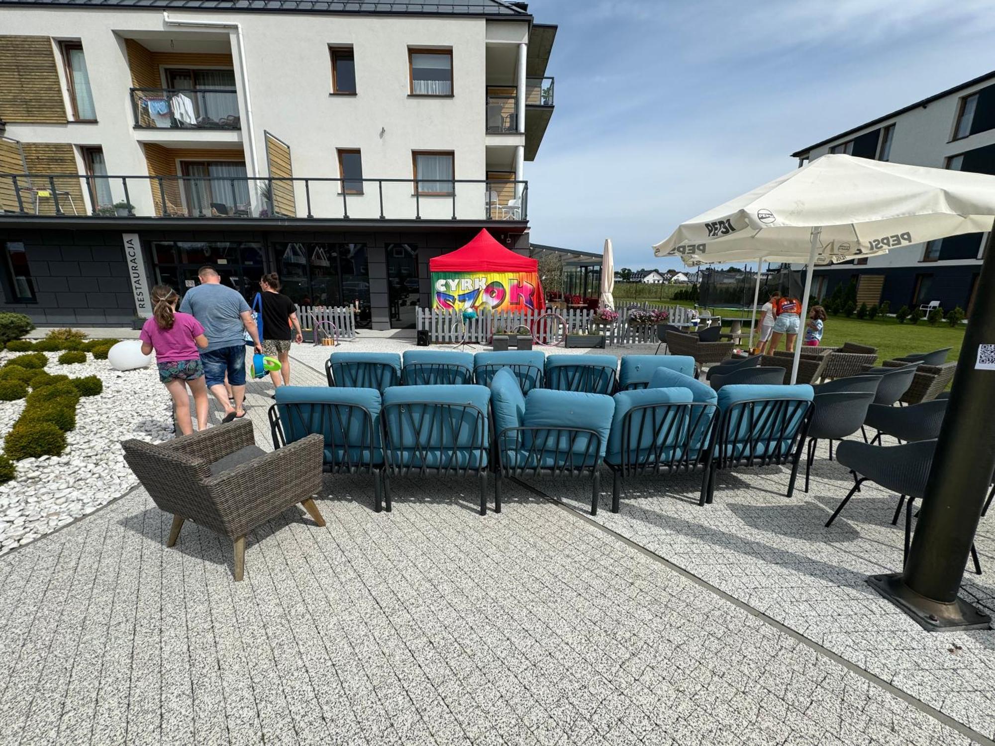 Klimatyzowany Apartament Blue , Sarbinowo Parking Basen Екстер'єр фото