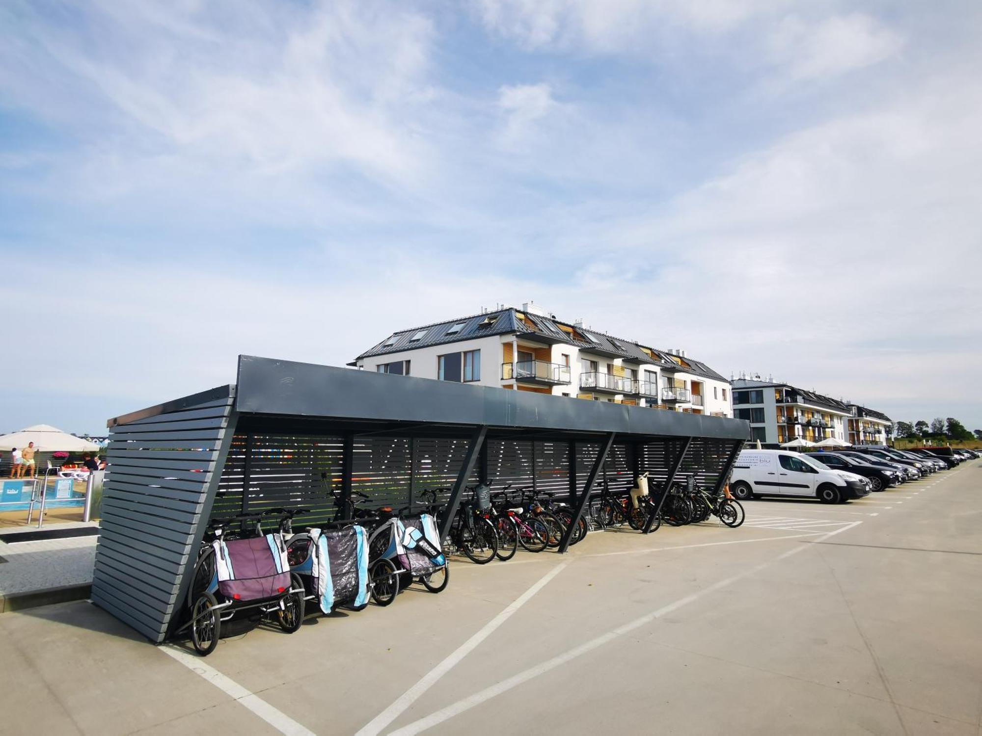 Klimatyzowany Apartament Blue , Sarbinowo Parking Basen Екстер'єр фото